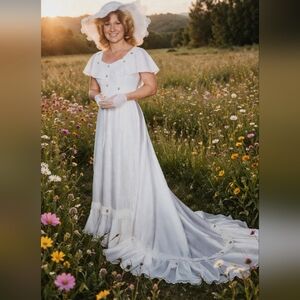 Beautiful VINTAGE Bridal Gown From The 70's.